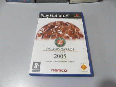 Tennis Roland Garros Paris 2005 - PS2 PAL FRA OK Gute Bedingungen