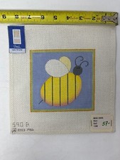 14 mesh Handpainted Needlepoint Canvas Bee MSD