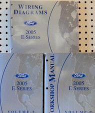 2005 Ford Econoline E Serie Furgone Servizio Negozio Repair Officina Manuale Di