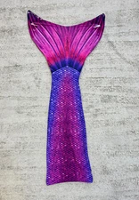 Sun Tail Bali Blush Mermaid Tail + Monofin Set Girls Swimmable Pink NEW w/Tags