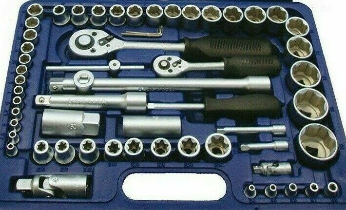 Chiavi A Bussola E Accessori 108 Pz In Cromo Vanadio Contenute In Custodia Rigida Utensili Fai Da Te 79142299 - Foto 7