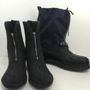 mens snow boots with zipper