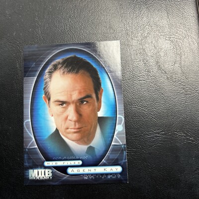Jb98 Men In Black Two 2 II 2002 #77 Agent KAy Tommy Lee Jones ADD SHIP .10 CENTS