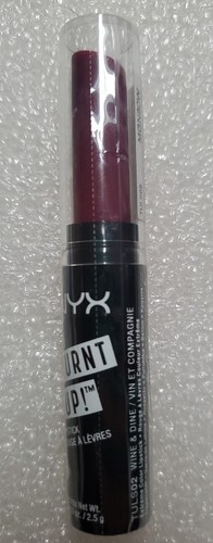 Lot Of 3, NYX Turnt Up! Lipstick, Color WINE&DINE (TULS02). Each Factory Sealed - Picture 2 of 5