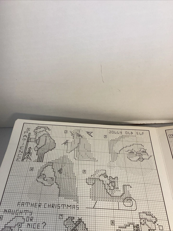 Jeanette Crews 32 Santa’s To Embroider Cross Stitch Patterns #437 One Nighters - Image 3 of 4