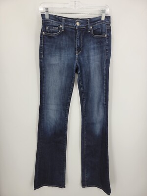 Fidelity Jeans Womens 28 Dark Wash Bootcut Lily Blue Denim Slight Flare