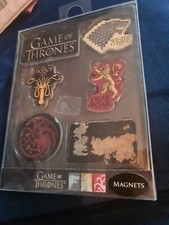 Game of thrones official westero stark targaryen hbo fridge magnets