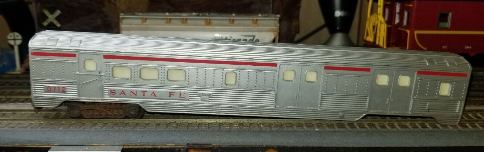 LIONEL set of 4 HO Santa Fe passenger cars eBay