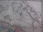 Mitchell Antique Hand Color Map Cuba Havana Bahama Cayman Caribbean 1880 Havanna — photo 2