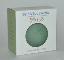 Image of NEW BATH & BODY WORKS KONJAC SPONGE GREEN VEGETABLE FIBERS VEGAN ANTIOXIDANTS