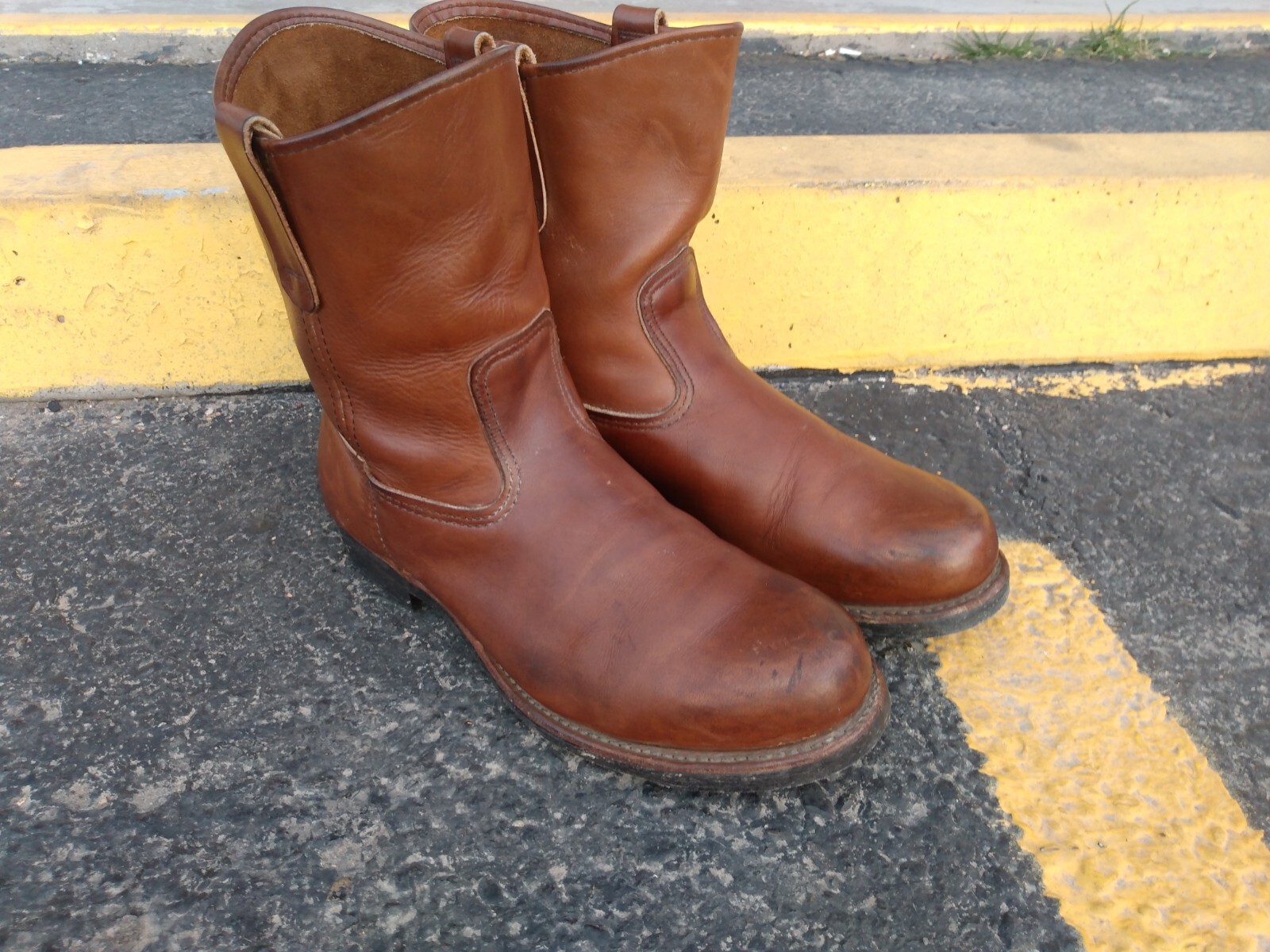 Red Wing work boots with Irish Setter Brown with cork soles 10e men's -  Baba Bakers | Sweets