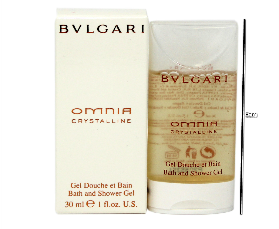 BVLGARI OMNIA CRYSTALLINE BATH & SHOWER GEL 30 ML/1 FL.OZ