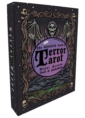 Terror Tarot - 23 Card Major Arcana Gothic Halloween Tarot Card Deck & Guidebook