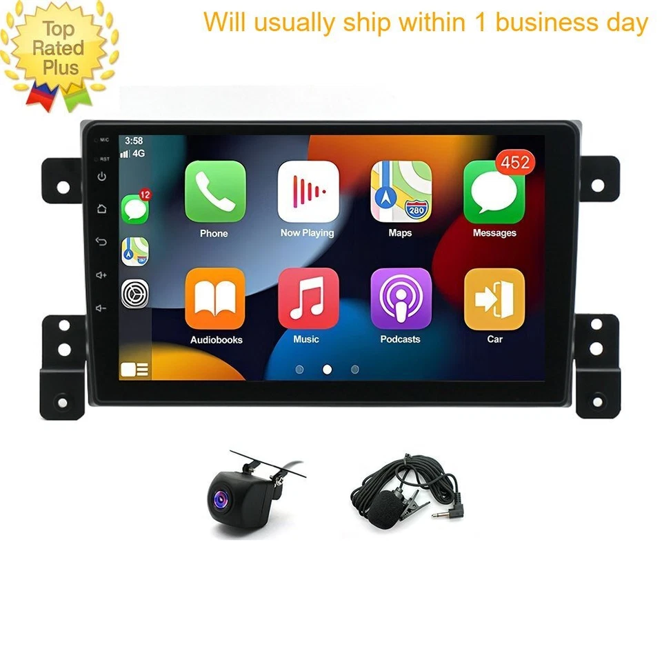 Upgraded Car Navigation Radio for Suzuki Grand Vitara 2005-2015 - Image 3 of 4