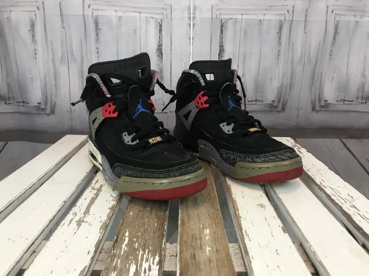 Nike Michael Jordan Black Red Kids Boys Shoes Casual Sneaker Sport Size 6Y Youth
