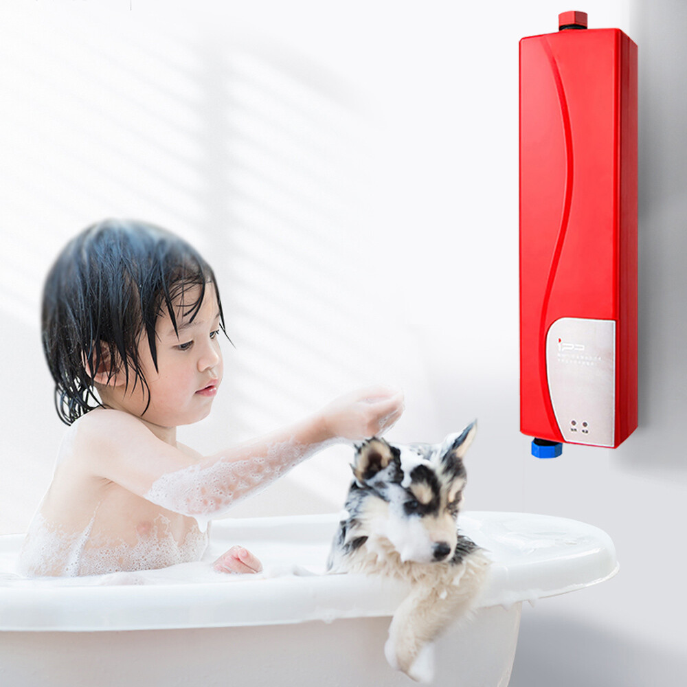 3KW Red Mini Instant Electric Hot Water Heater For Kitchen Bathroom Shower  220V | eBay