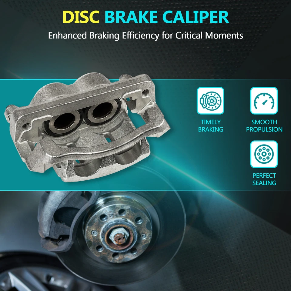 Pinza de freno delantera derecha con soporte para Ford F-350 F-250 Super Duty 2005-2012 Foto 4 de 4