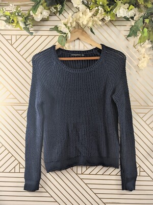 BRANDY MELVILLE Women's Navy Blue Knit Sweater Pullover