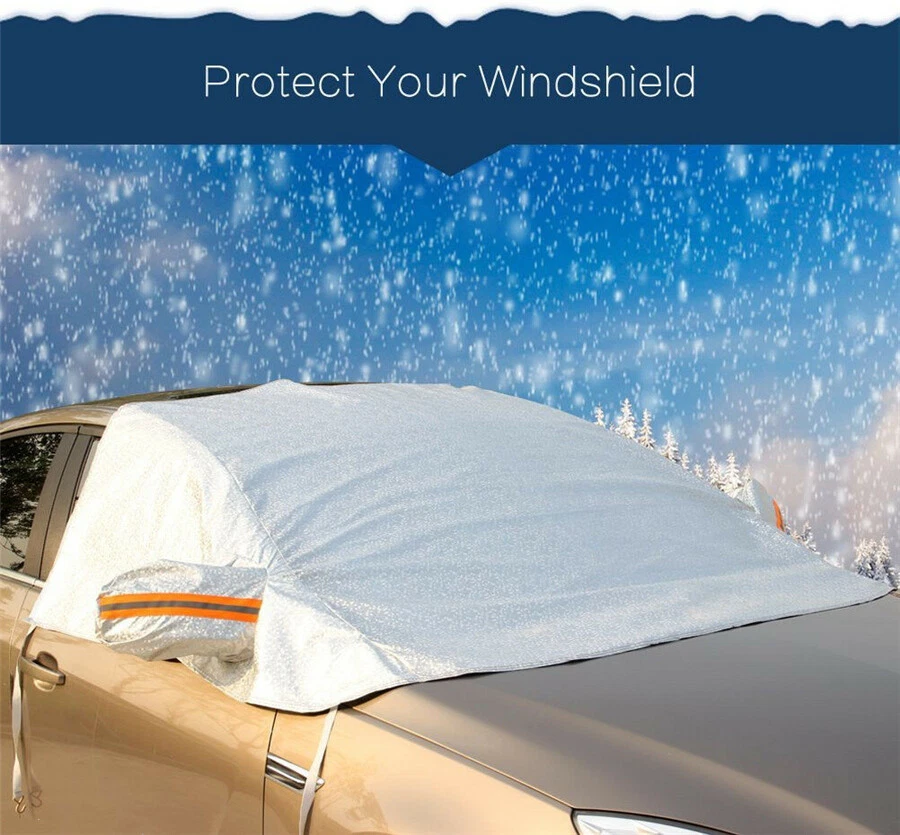 Cubierta de nieve para parabrisas de coche de alta resistencia para SUV, furgoneta, MPV, sedán Foto 2 de 4
