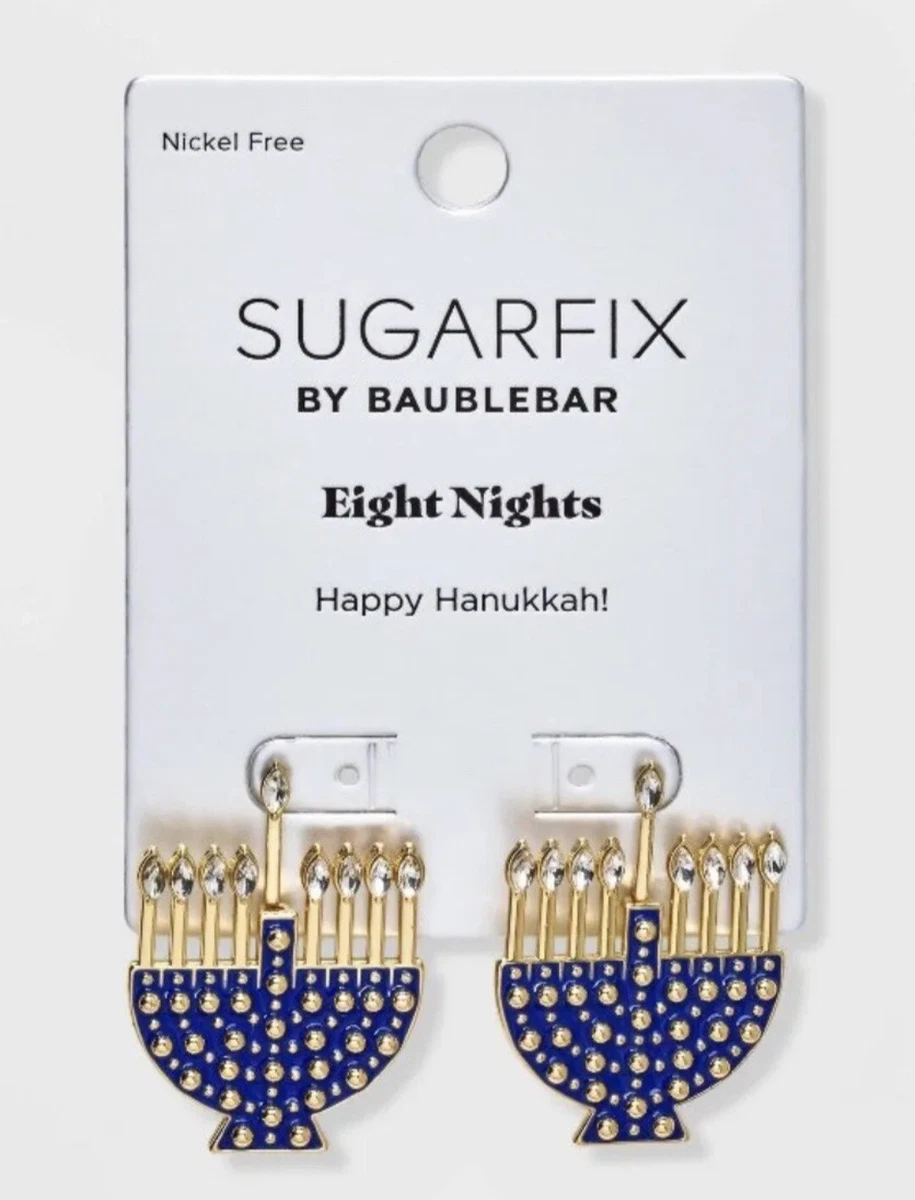 Baublebar sale menorah earrings
