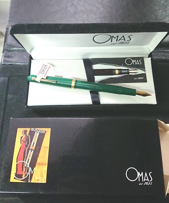 FOUNTAIN PEN OMAS GREEN GREEN FOUNTAIN PEN