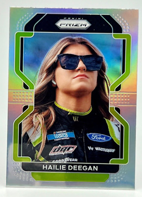 2022 Panini Prizm Racing HAILIE DEEGAN Profiles Silver Prizm #71 NASCAR
