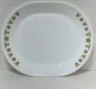 Corning CORELLE BUTTERFLY GOLD Serving Platter 12X10 USA Vintage Rare Brown