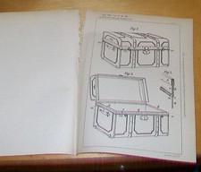 TRAVELLING TRUNKS, BOXES PATENT. LIPPOLD, DRESDEN, GERMANY. 1900