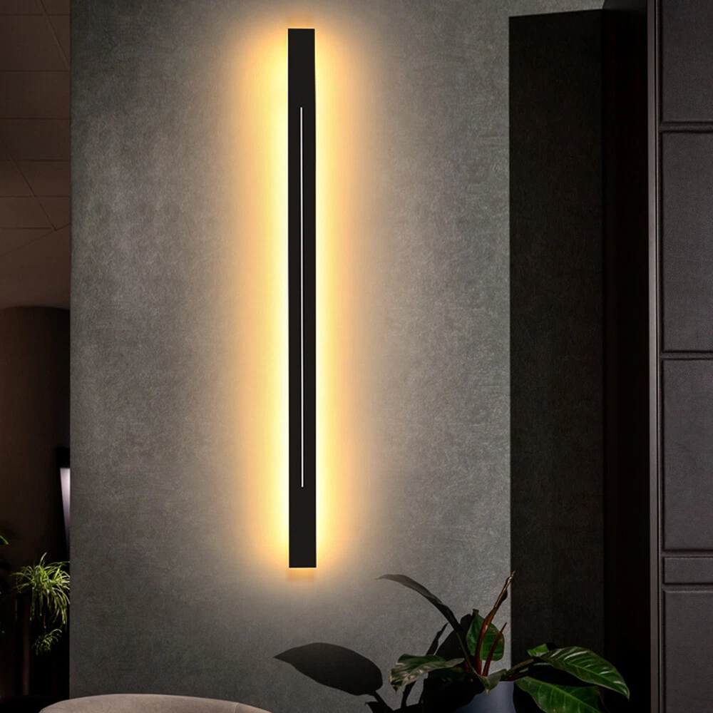 Modern Indoor Simple Decor Wall Mount Lighting Bar Shaped Sconce Light LED Lamp