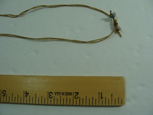 Mini Striped Zebra Sea Shell 2 Multi Strand Braided Hemp Beach Boho Adj Necklace - 第 4/24 張圖片