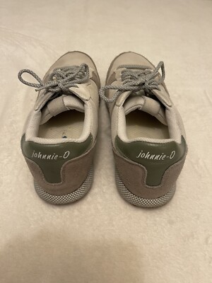 Johnnie-O Mens Range Runner Gray Spikeless Golf Shoes  display picture 1