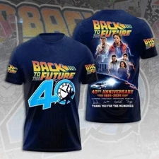 Back To The Future Thank You For The Memories Signature 3D T-Shirt MI403