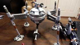 LEGO Star Wars 75016 Homing Spider Droid + 7681 and 75015 NOT COMPLETE