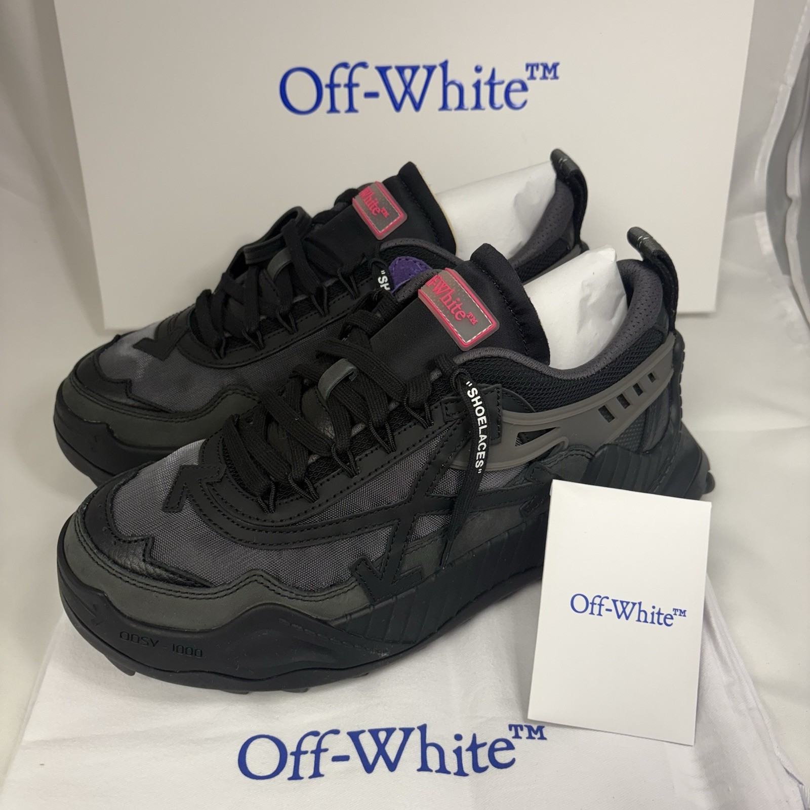 OFF-WHITE Odsy-1000 Trainers Size Uk 6 Brand New Genuine RRP£750 #SC37 image 5