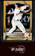 Xavier Neyens 2025 Bowman Draft #BD-2 Gold Border #/50
