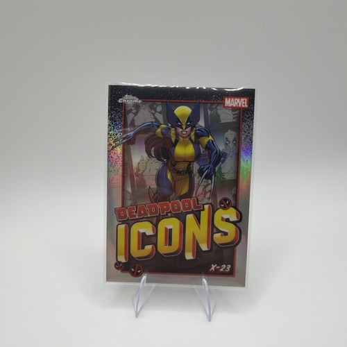 Topps Marvel Deadpool Icons Chrome X-23 Insert DI-5 2025 Trading Card
