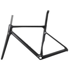 Telaio bici da strada in carbonio 700C freno a disco BB86 asse passante 142 Aero Frameset