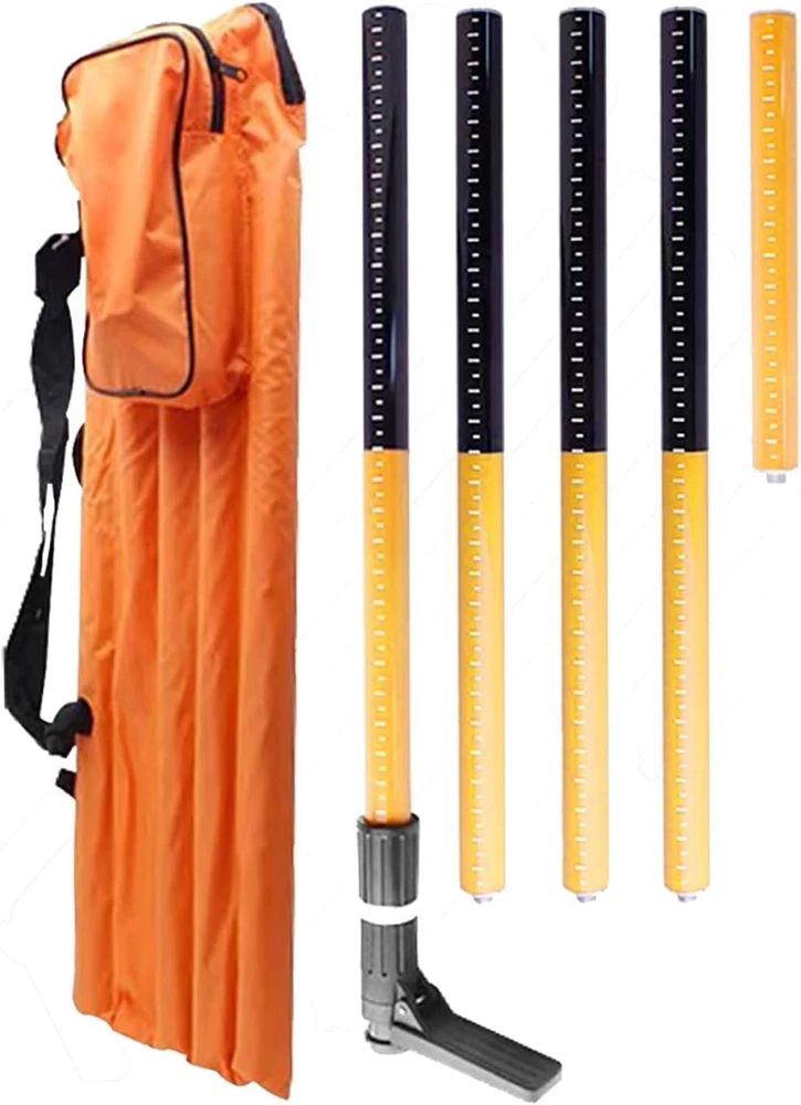 Laser Level Height Adjustment Rod with Up-Down Sliding & Horizontal Rotation