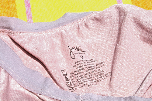 VINTAGE PINK POLY/SPANDEX BRIEF WORKOUT/YOGA SHINY GRANNY PANTIES SISSY SZ XL 9 - Picture 11 of 12