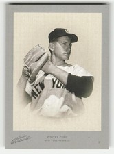 2005 Donruss Studio #SP-61 Whitey Ford Portraits Estrellas Blue #/25