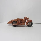 OLD DIECAST LESNEY MATCHBOX NO. 66 HARLEY DAVIDSON MOTORCYCLE 1962 ENGLAND