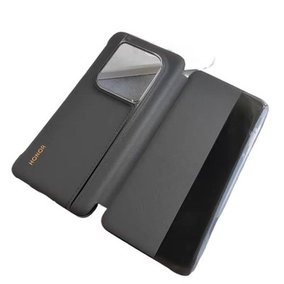 Original For Honor Magic 6 Ultimate Edition Smart View PU Leather Flip Case 