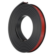9.8Ft U-Shape Edge Banding Furniture Edge Protector Black 18mm/0.71"