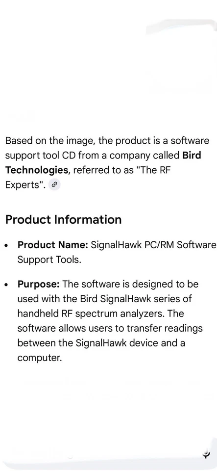 Bird Technologies SignalHawk PC/RM Software Support Tools 2015 - Image 3 of 4