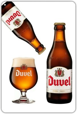 Beer Logo Bar Pub Man Cave Vintage Belgian Beer Tin Metal Signs Home Décor Print