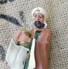 Standing King or Wiseman Nativity Figure Maybe Gaspar Plastic Resin 5 3/4 Inches — photo 10