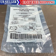 Allen Bradley. 1786-BNC ControlNet BNC Plug RG-6QS 5D-25 1786-BNC/B US Free Tax