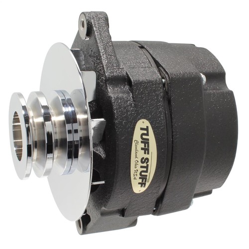 Tuff Stuff 7127NKBWDP GM Alternator, 140 Amp, 1-Wire, Blk Wrinkle - Picture 1 of 5