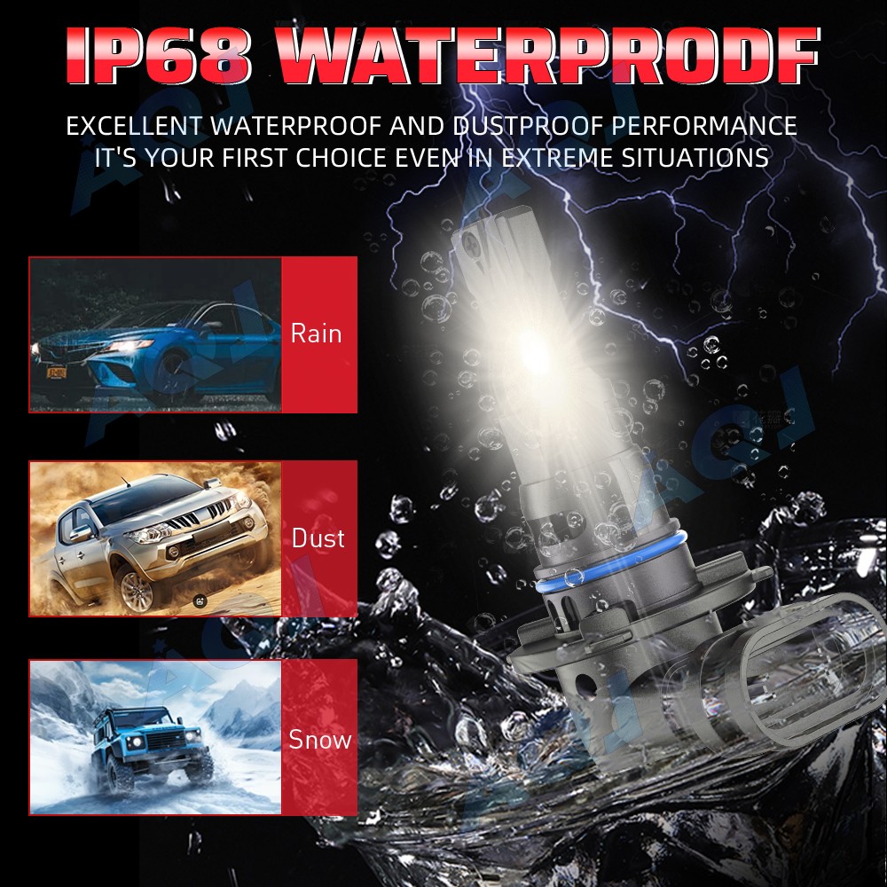 For Freightliner Columbia 2005-2017 - Front LED Headlight Hi/Lo+Fog Light Bulbs thumbnail 12