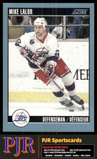 Mike Lalor 1992-93 Score Canadian #363 Winnipeg Jets